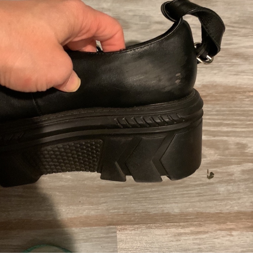 ASOS KOl A Warriors Heart chunky mary janes in black UK 5/38 preowned - Picture 13 of 16